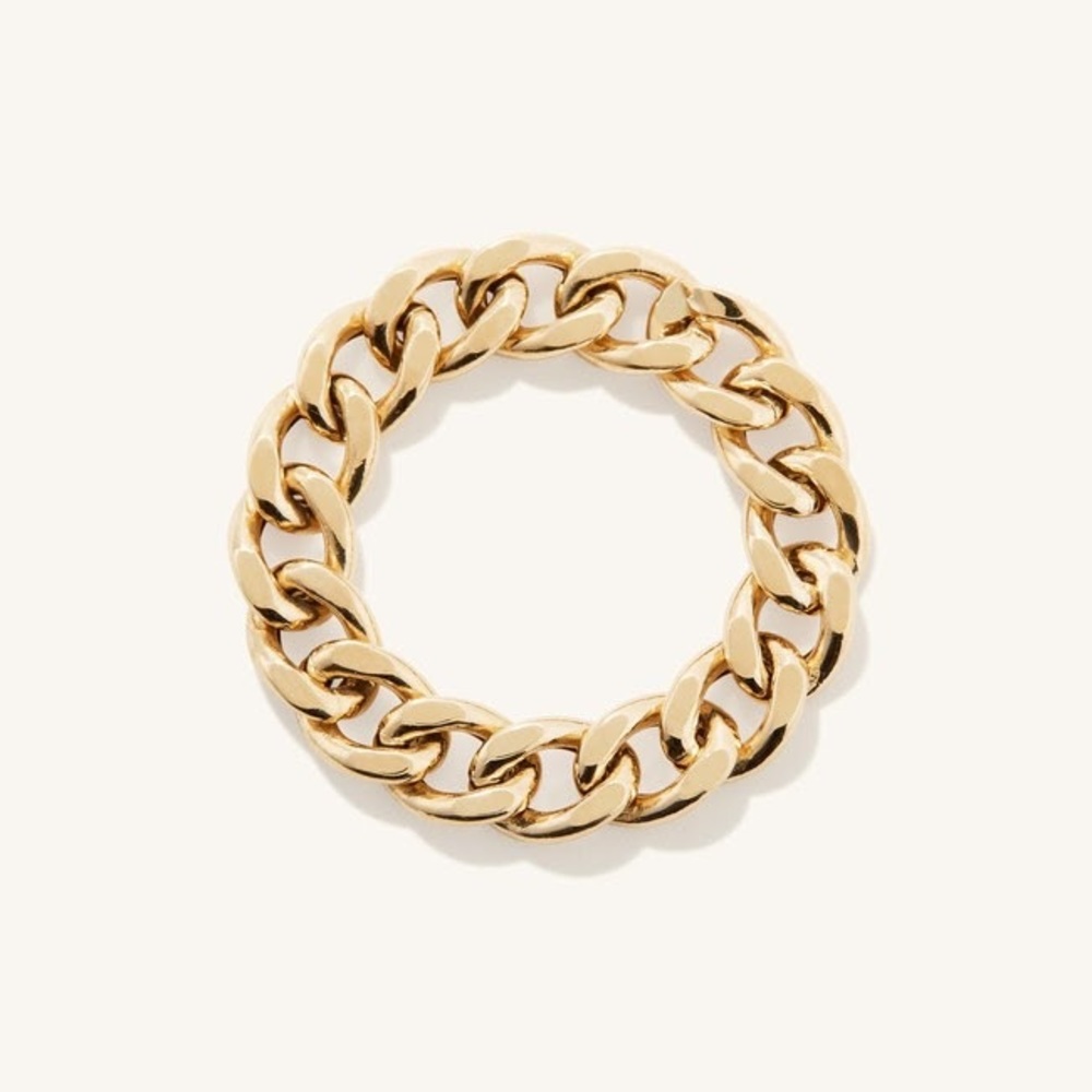 NWT Mejuri Bold Chain Ring, size 8